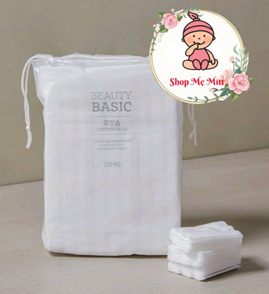 [HCM]Bông Tẩy Trang Cotton Emart 222 Miếng