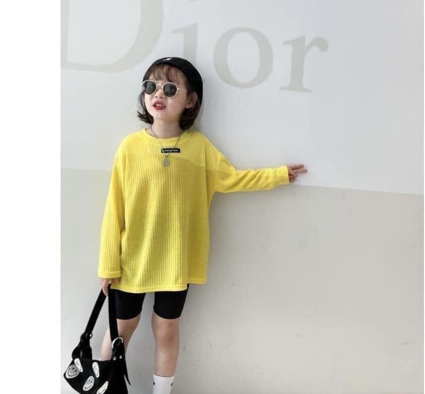 Quần legging lửng bé gái Peekaboo