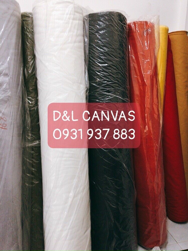 [HCM]Vải bố canvas màu đỏ khổ 1m6 may túi xách