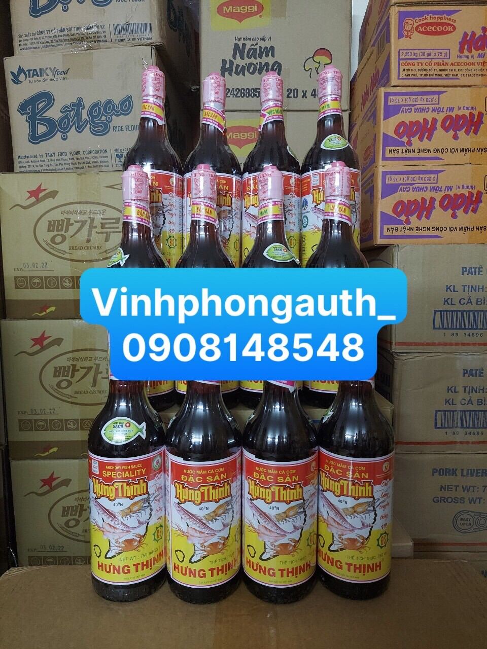 Nước mắm đặc sản Hưng Thịnh 40 độ đạm 750ml