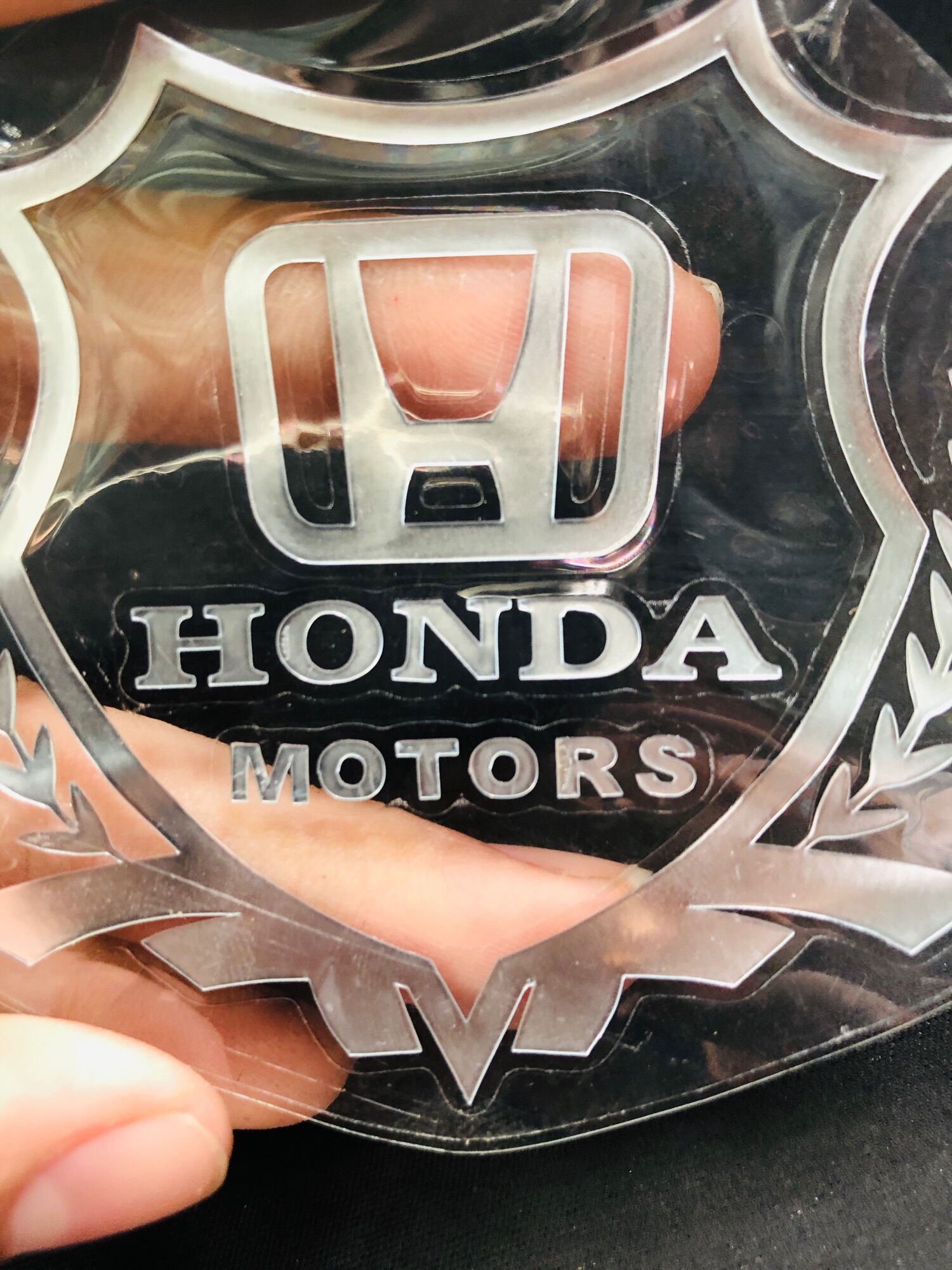 LOGO BÔNG LÚA DECAL BẠC TRANG TRÍ XE