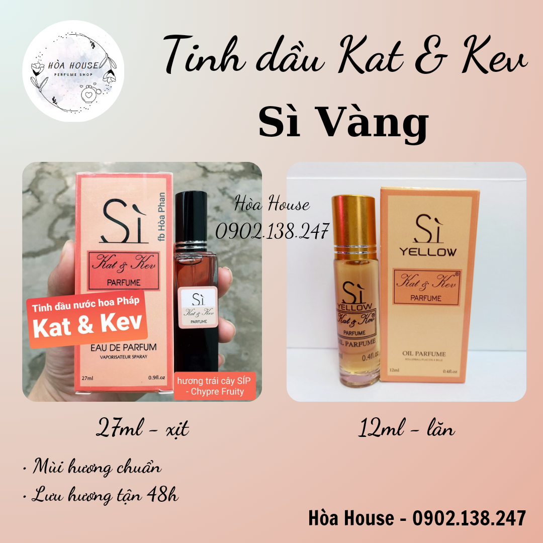 Nước hoa kat & kev - sì vàng