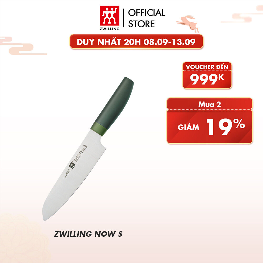 Dao làm bếp Santoku ZWILLING Now S 18cm - bằng thép không gỉ cao cấp