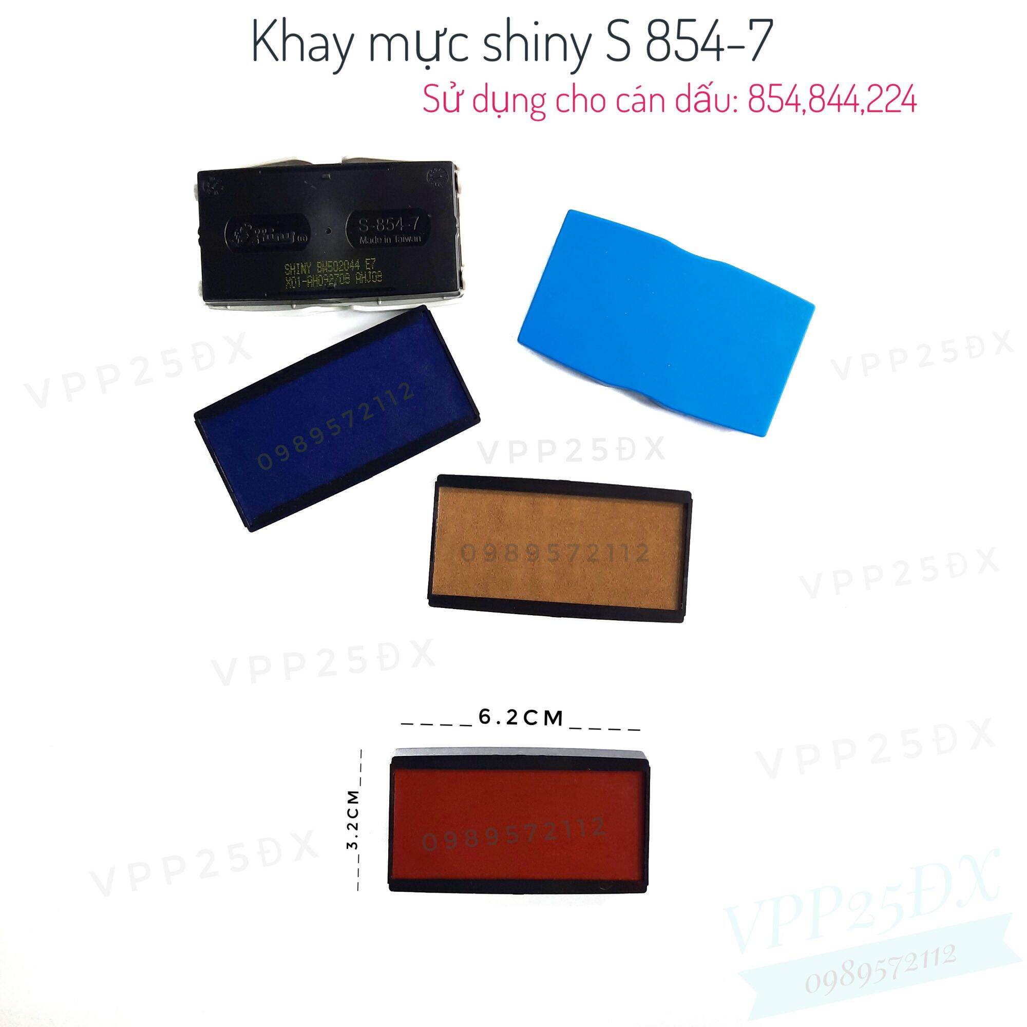 Khay mực dấu shiny 843,844,853,854,222,224.