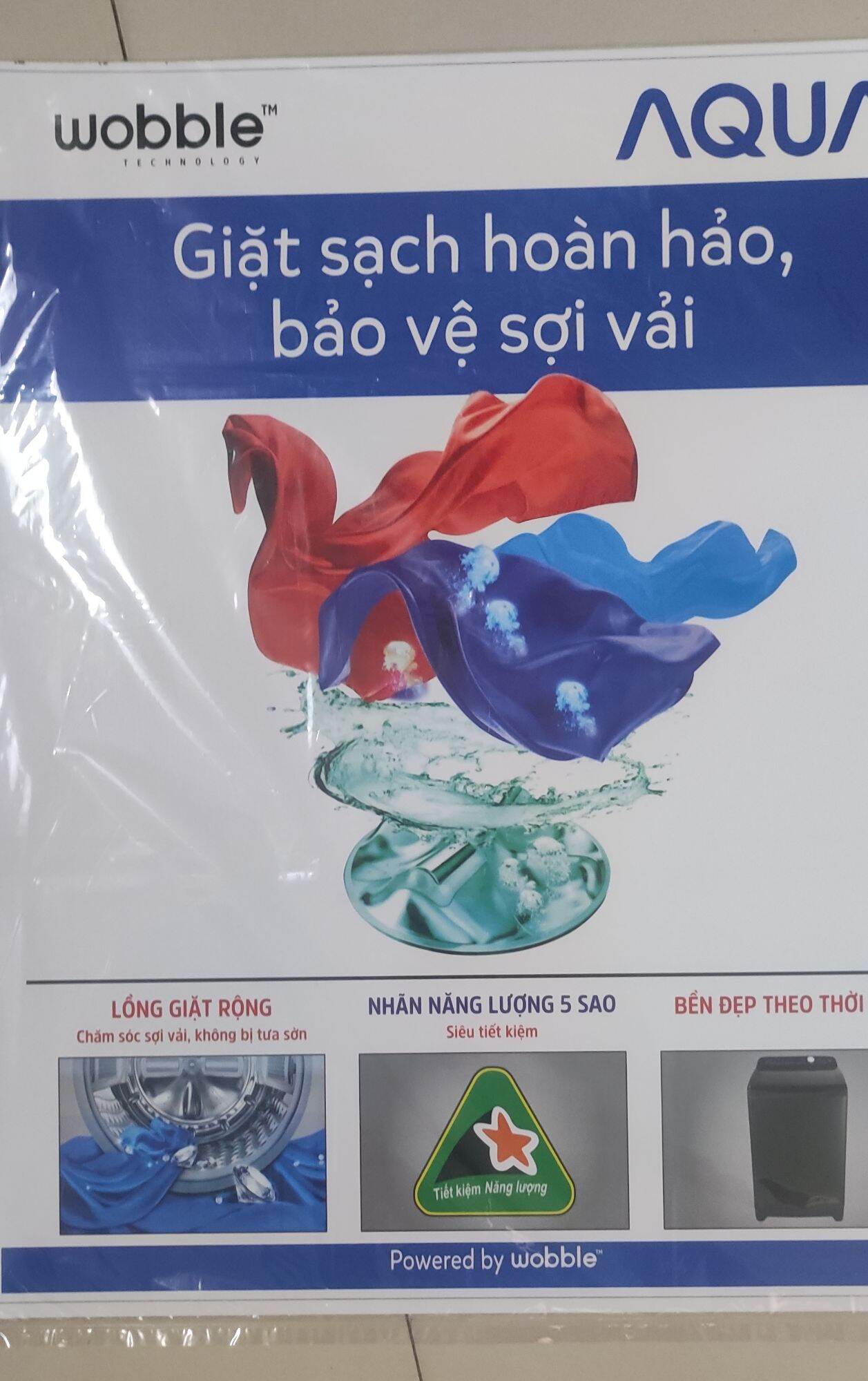 tem dán máy giặt Aqua