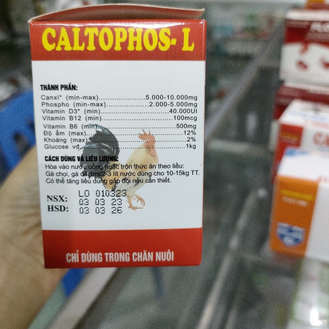 Increase Muscle, Strengthen Fighting Cocks 10ml Caltophos