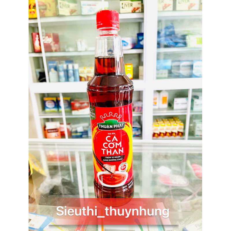 NƯỚC MẮM CÁ CƠM THAN THUẬN PHÁT CHAI 740ml