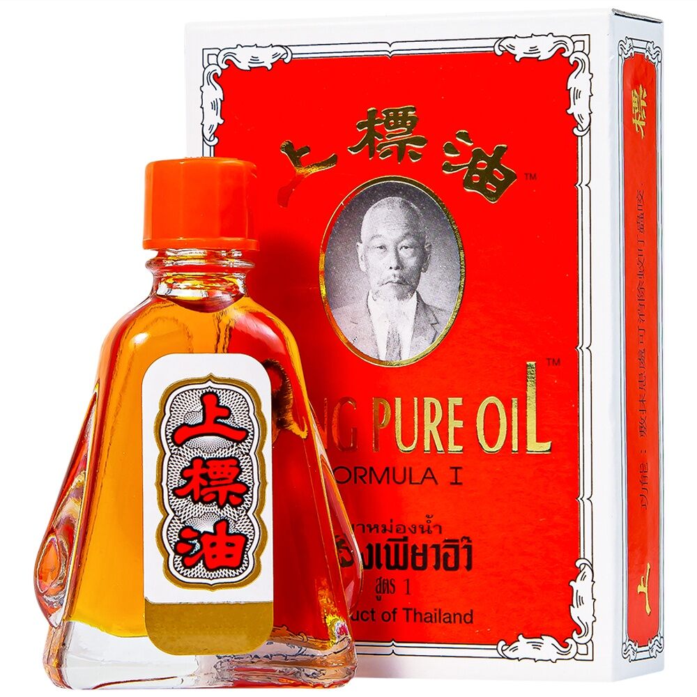 Dầu gió Thái nước vàng chai 3ml