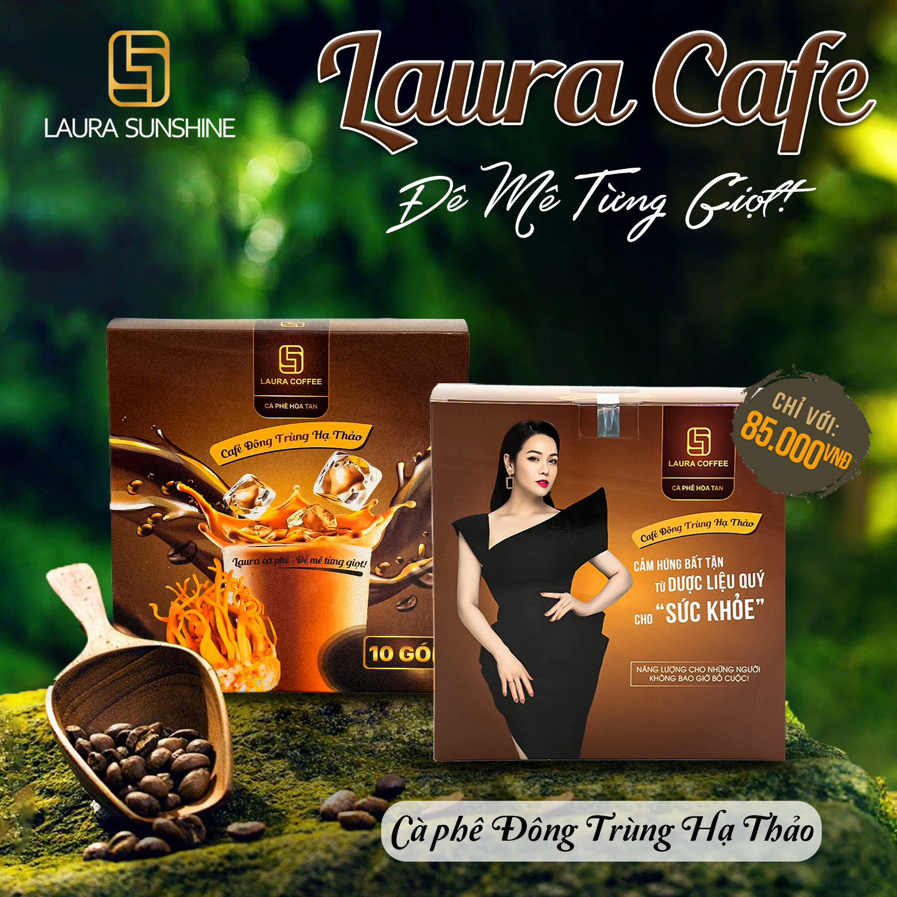 Cà phê Đông Trùng Hạ Thảo Laura Coffee