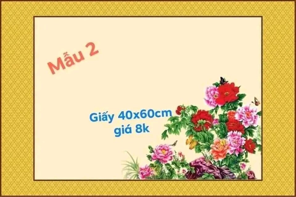 Combo 10 tờ Giấy viết thư pháp