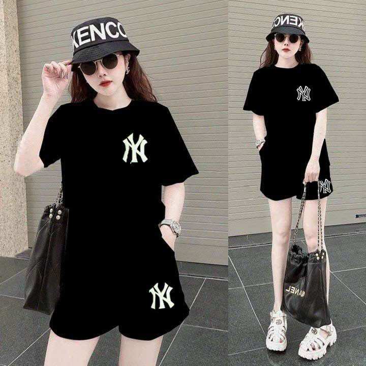 SÉT BỘ SHORT COTTON THÊU LOGO CAO CẤP