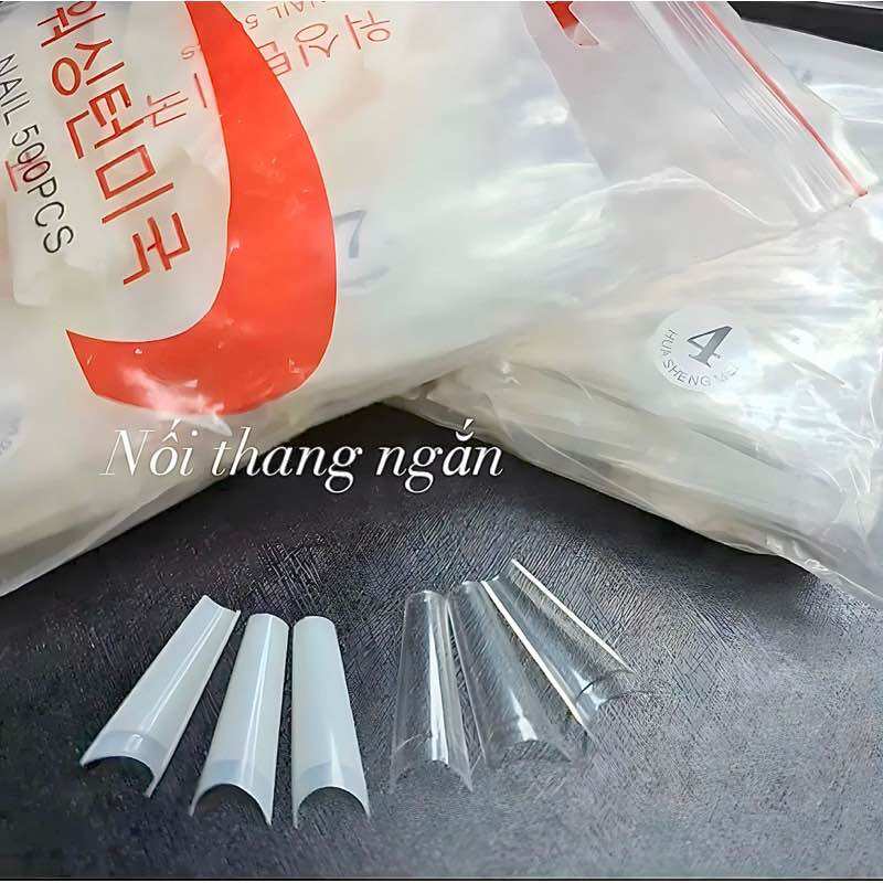 Móng nối form thang hộp 500móng chuẩn form không cần dũa