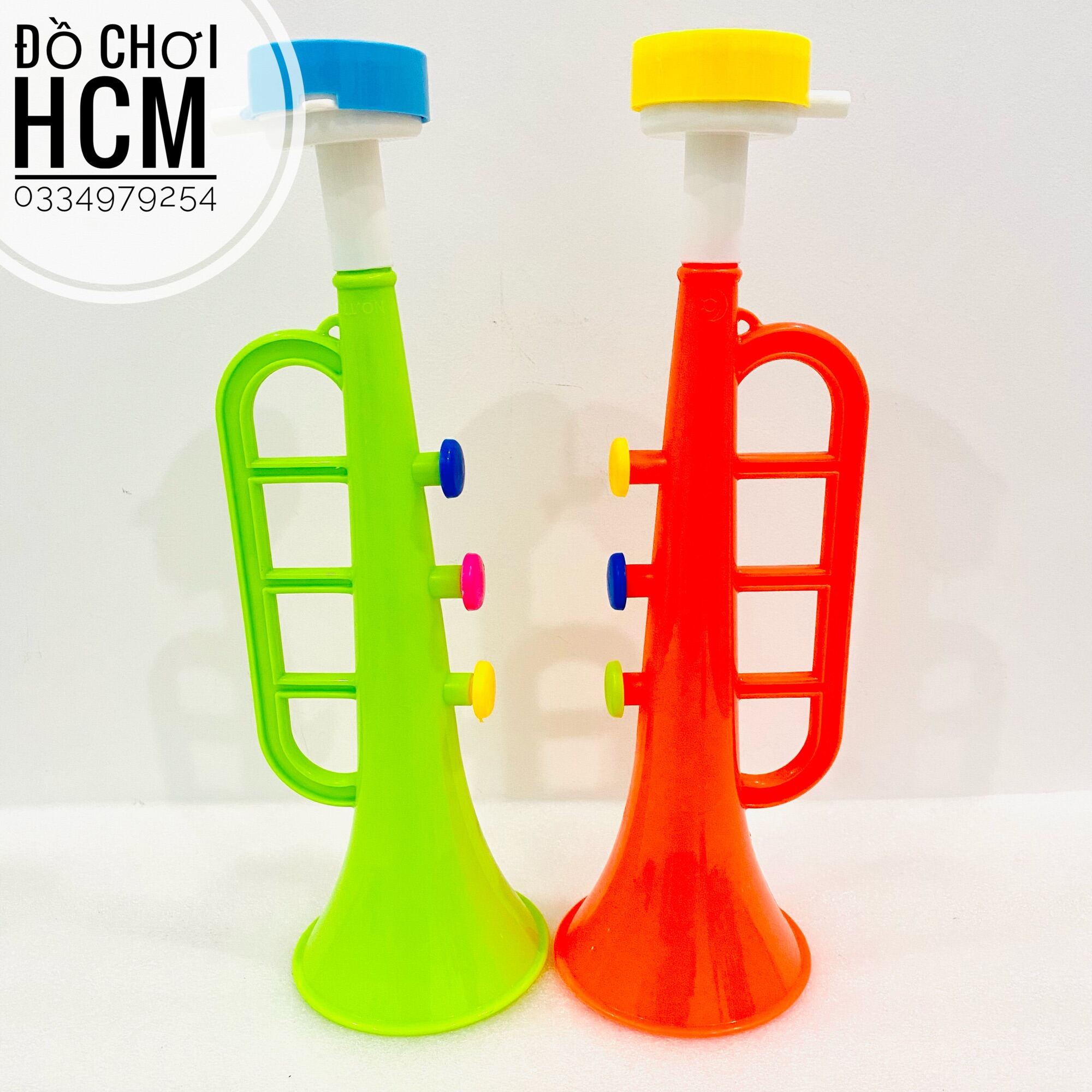[RẺ ĐẸP] Đồ chơi trẻ em kèn trumpet dành cho bé thích khám phá các loại nhạc cụ, âm nhạc, cổ vũ, cổ động bóng đá