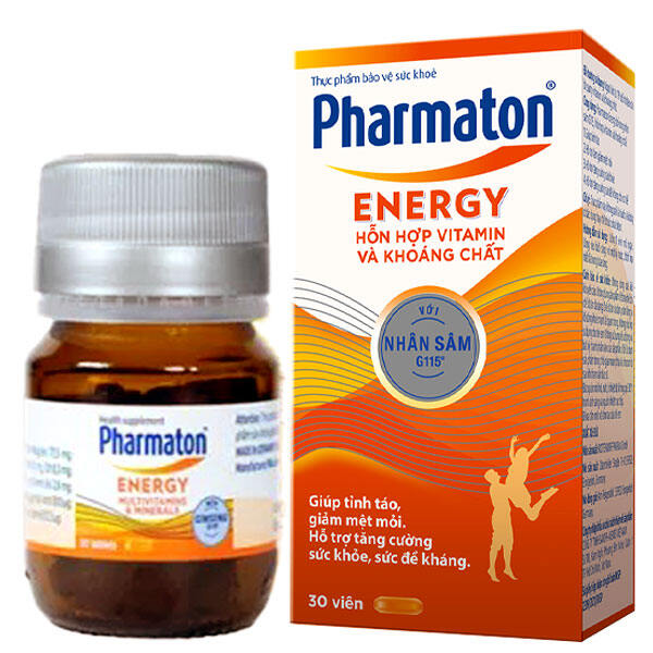 Pharmaton Energy Hỗn hợp vitamin giúp bồi bổ ,tăng đề kháng giảm mệt mỏi