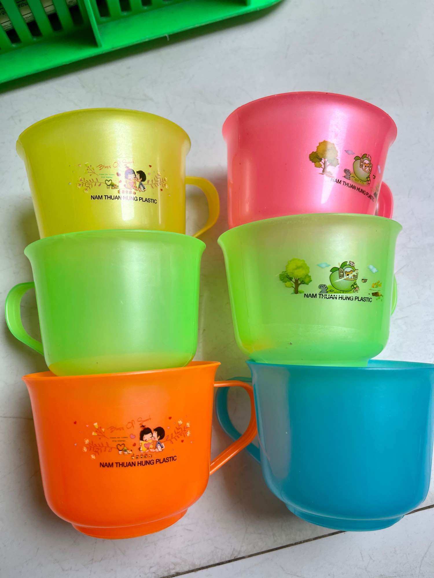 🍷Set 10 Ca Uống Nước Nhỏ, Miệng Rộng (Kt: 8x6cm)
