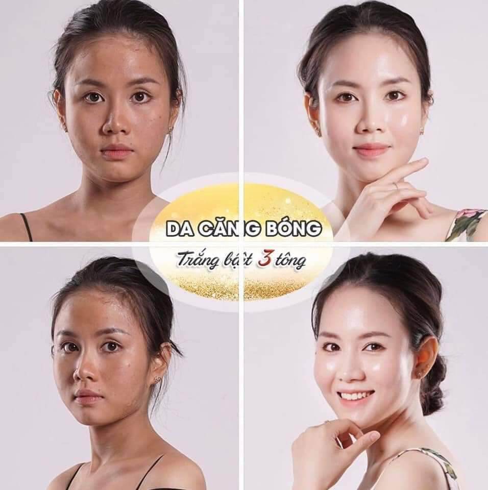 kem face dưỡng căng bóng da.
