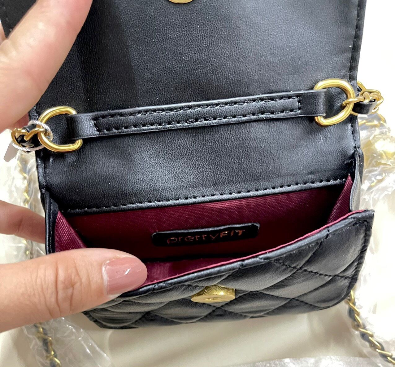 [AuthTuon] TÚI MINI DA THẬT HIỆU PRETTYFIT ĐẸP SANG