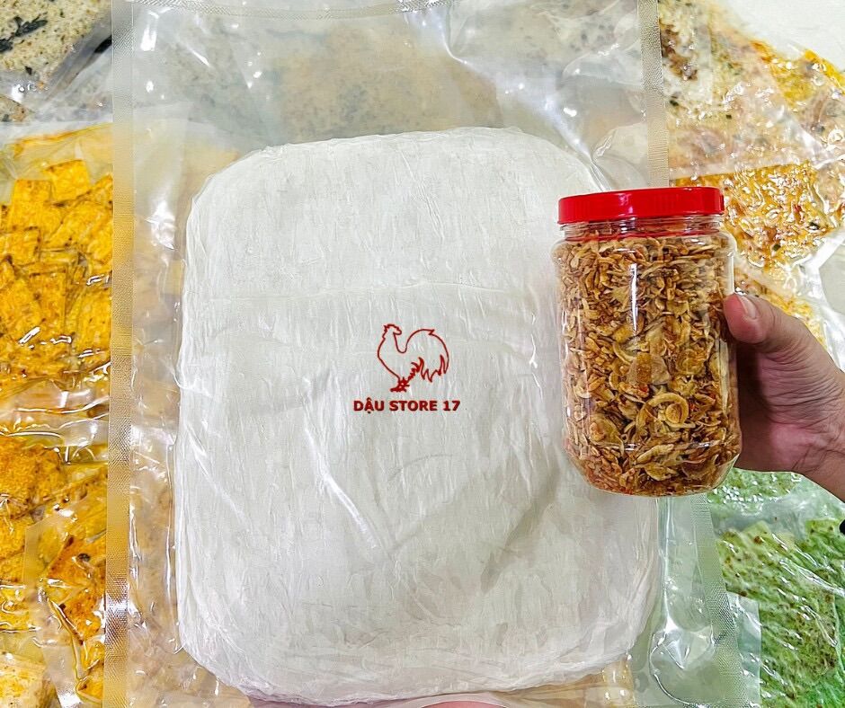 [Dậu Store 17] - Bánh tráng phơi sương muối tép hành phi
