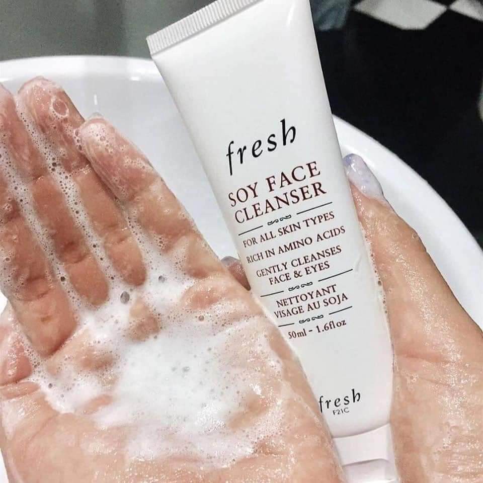 [50ml]Sữa rửa mặt Fresh soy face cleanser