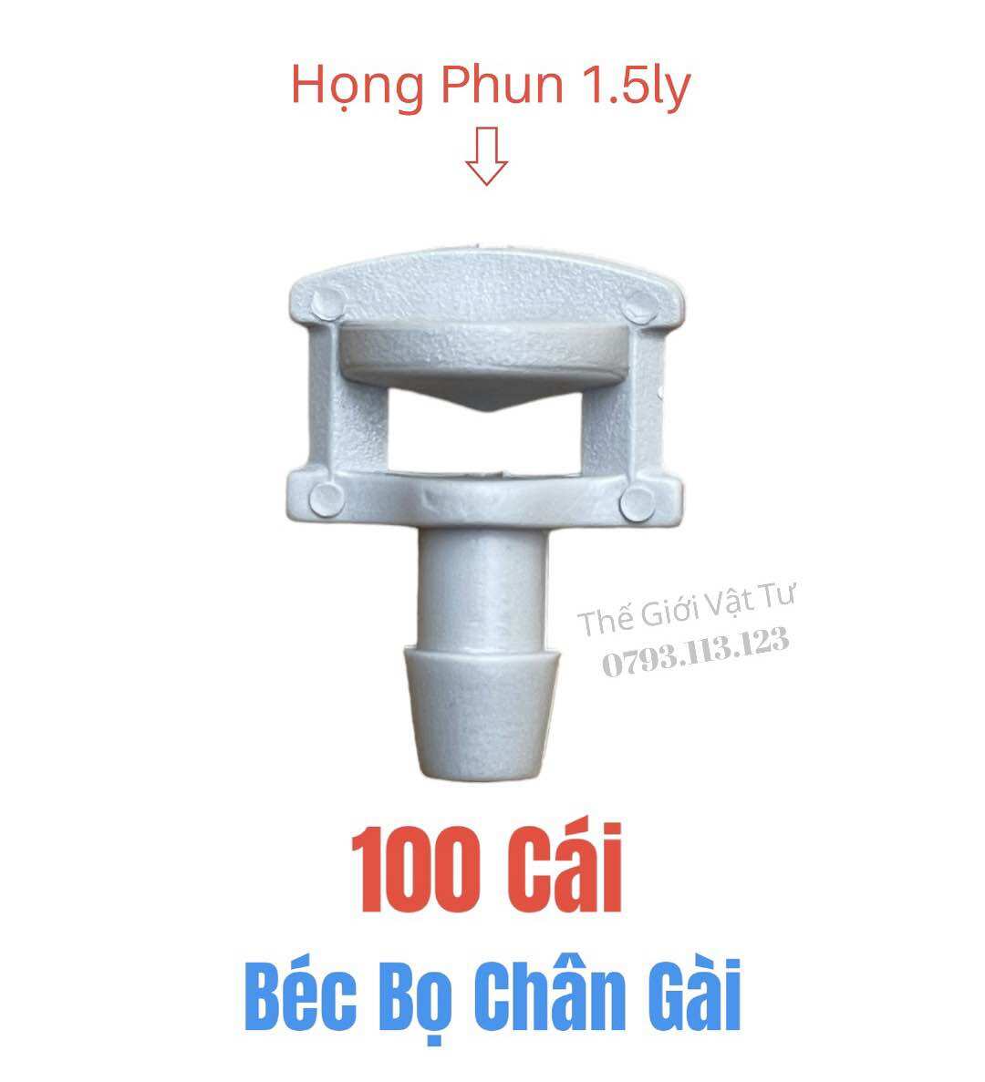 Béc Bọ Chân Gài Nối Ống 6 Ly