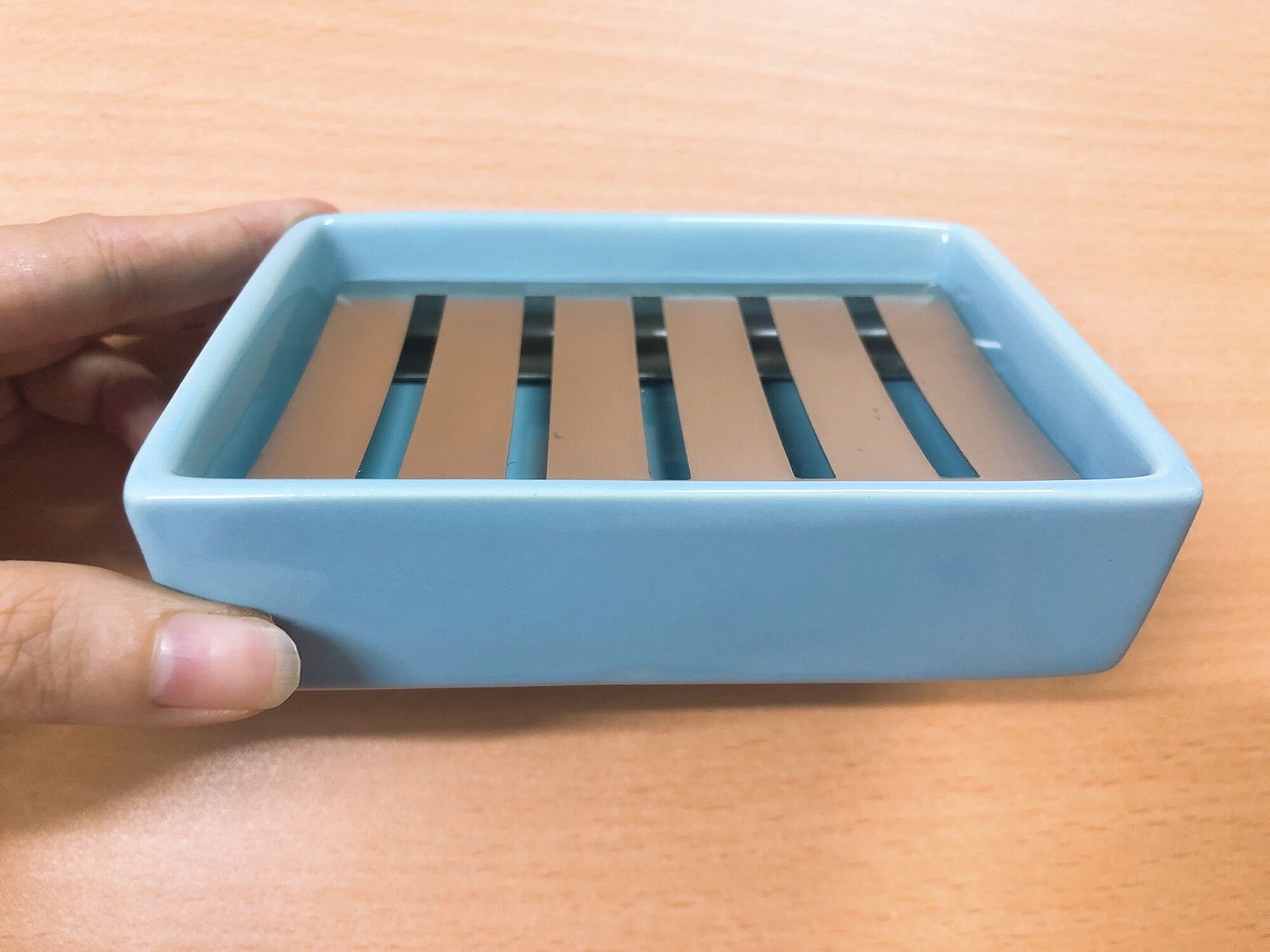 [HCM]KHAY ĐỰNG XÀ PHÒNG CAO CẤP SỨ + LƯỚI INOX 304