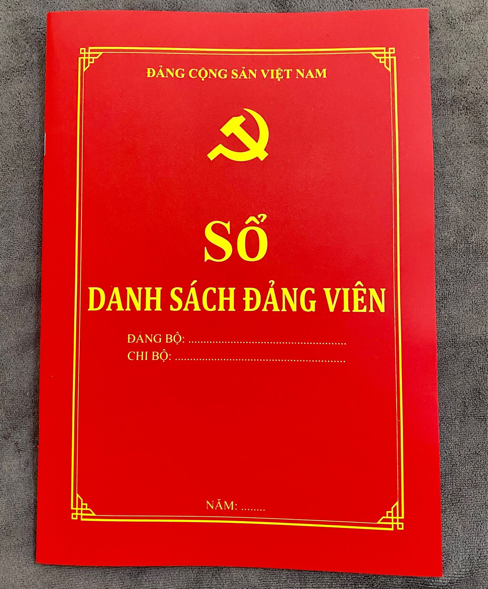 Sổ danh sách đảng viên