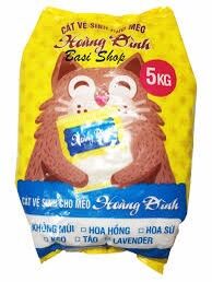 Cát vệ sinh cho mèo Hoàng Đình 5kg