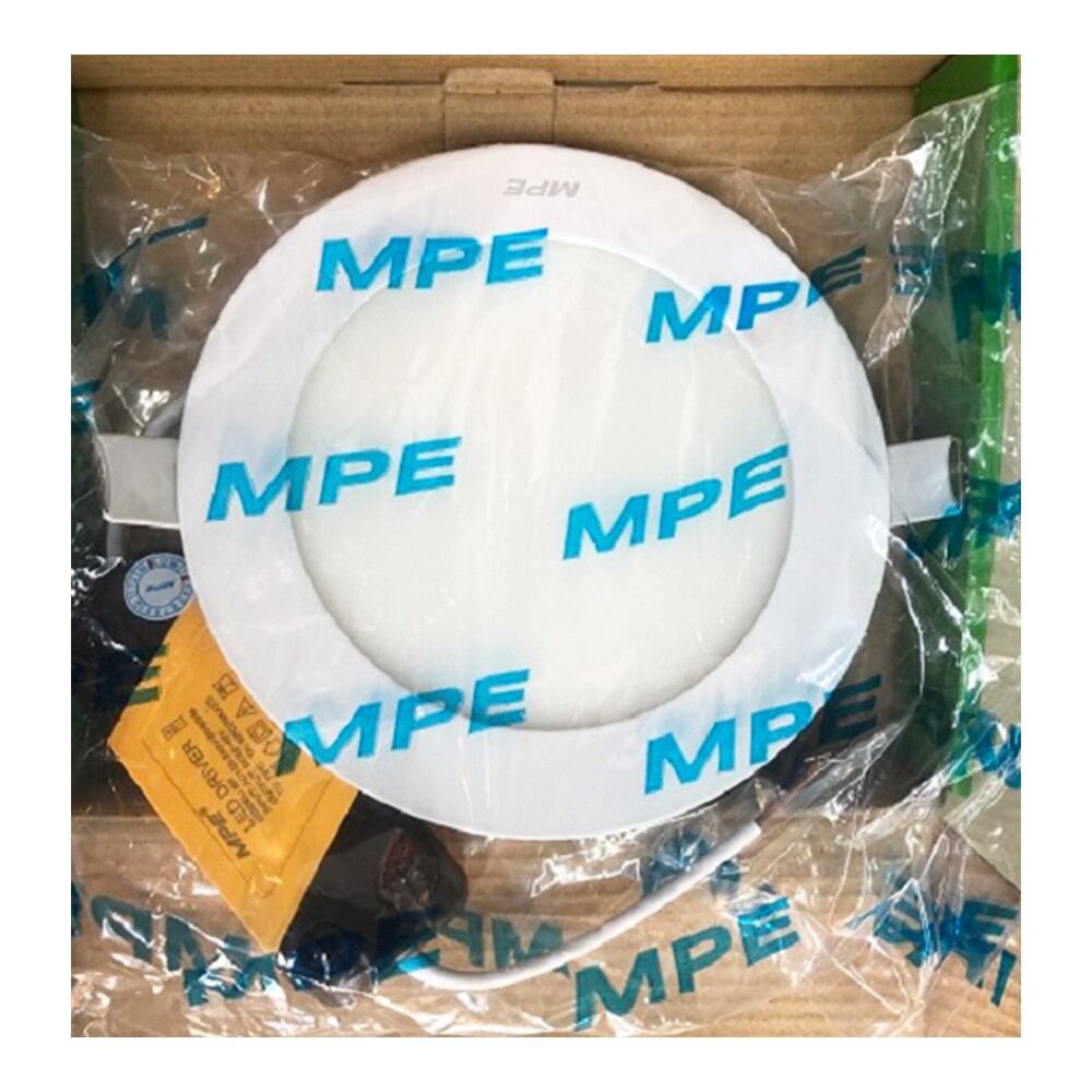 Đèn led âm trần siêu mỏng MPE 6w, 9w, 12w.