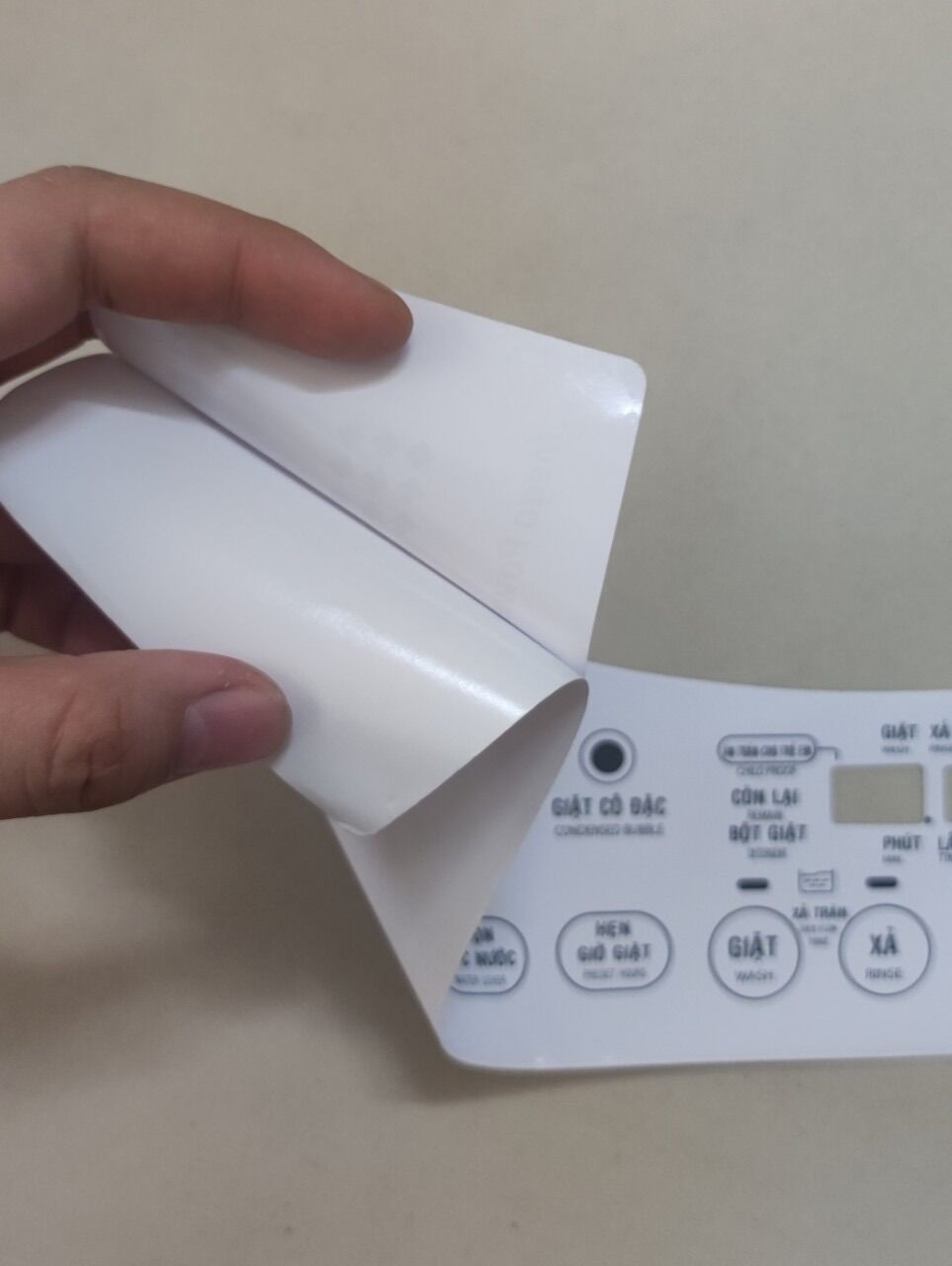 tem bảng điều khiển máy giặt DC1300