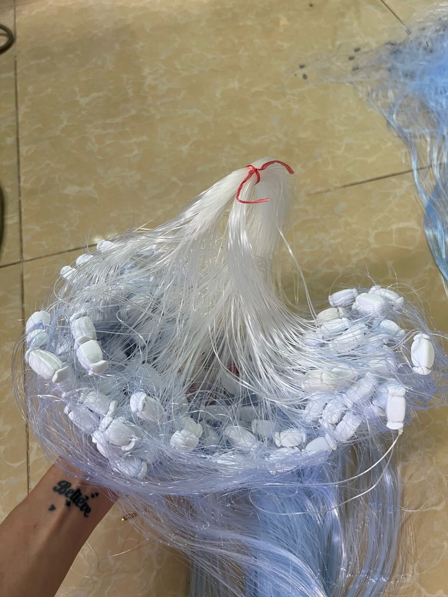 50 mét lưới bén 3 màn thả cá cao 2m; 1,5m ; 1,2m ; 1m; 80 tấc - lưới thái cao cấp - đánh nổi