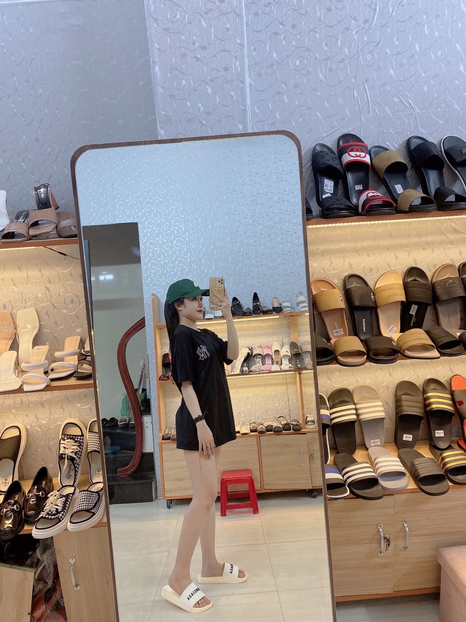 Dép balenciaga quai ngang nam nữ