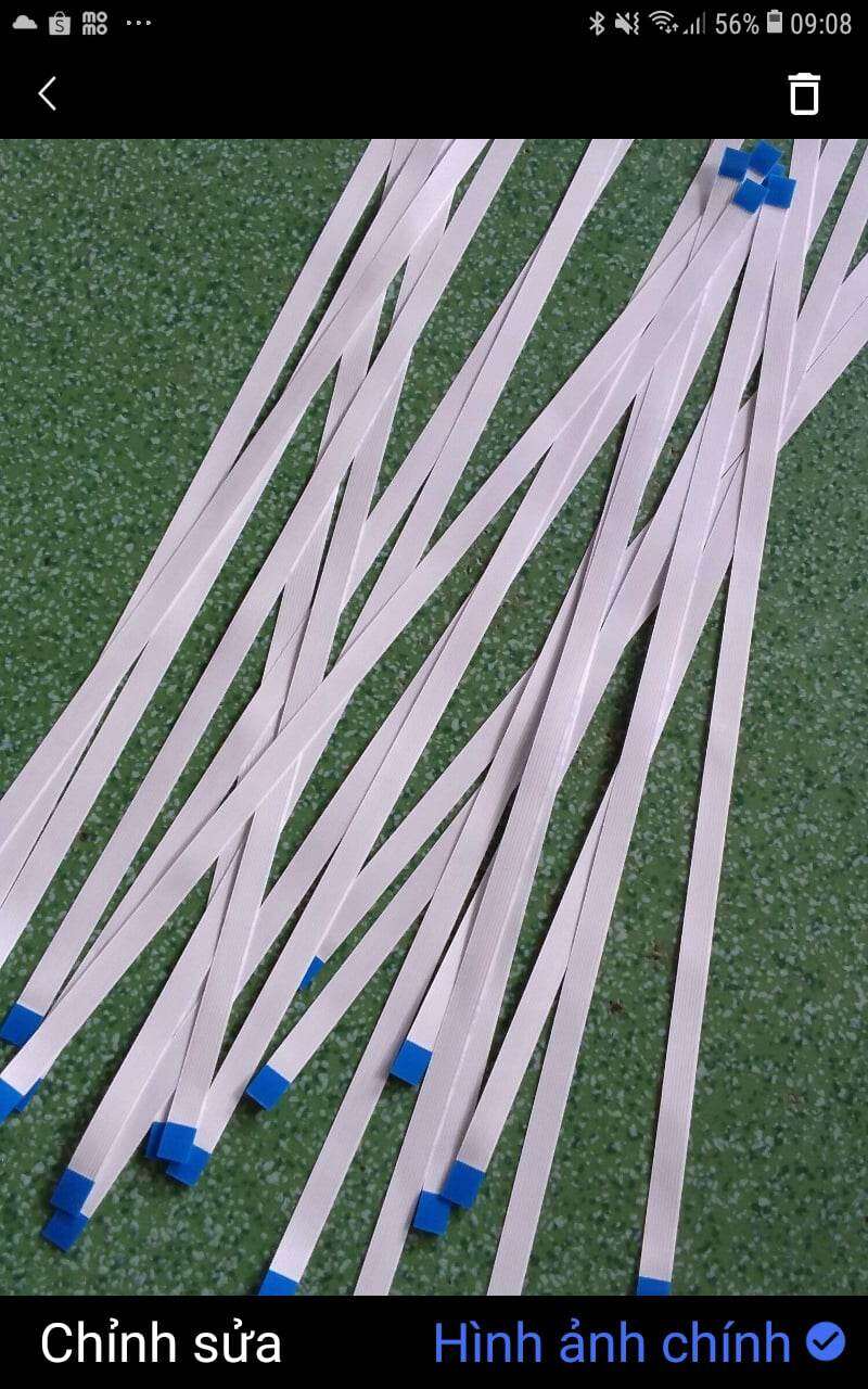 1 chiếc cáp ffc thuận 0.5mm-8pin-25cm
