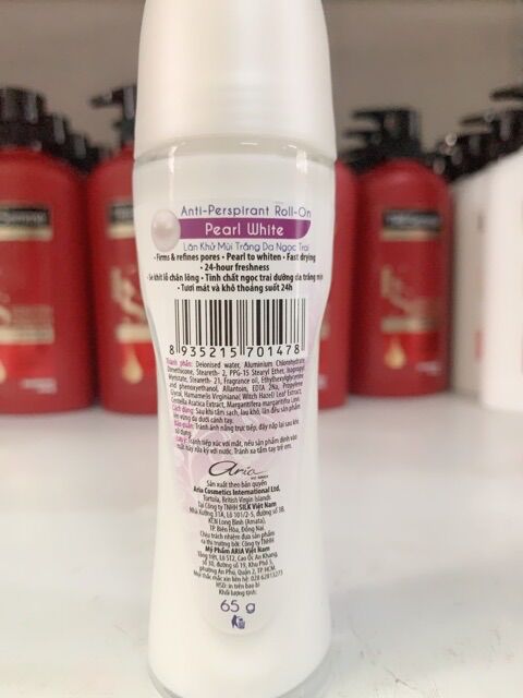 Lăn khử mùi L'evinia trắng da Ngọc trai 65g
