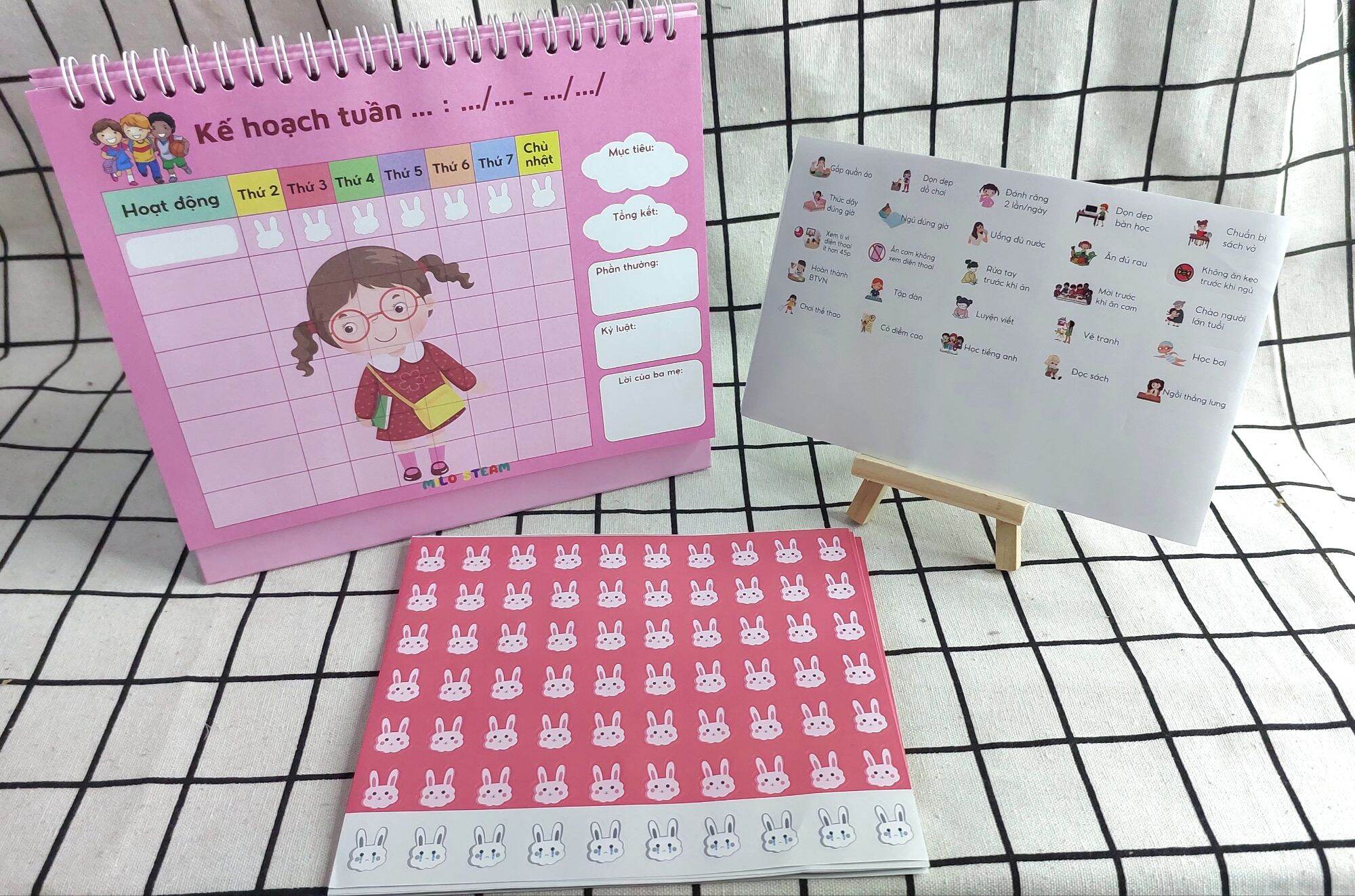 Bộ lịch rèn thói quen tốt cho bé