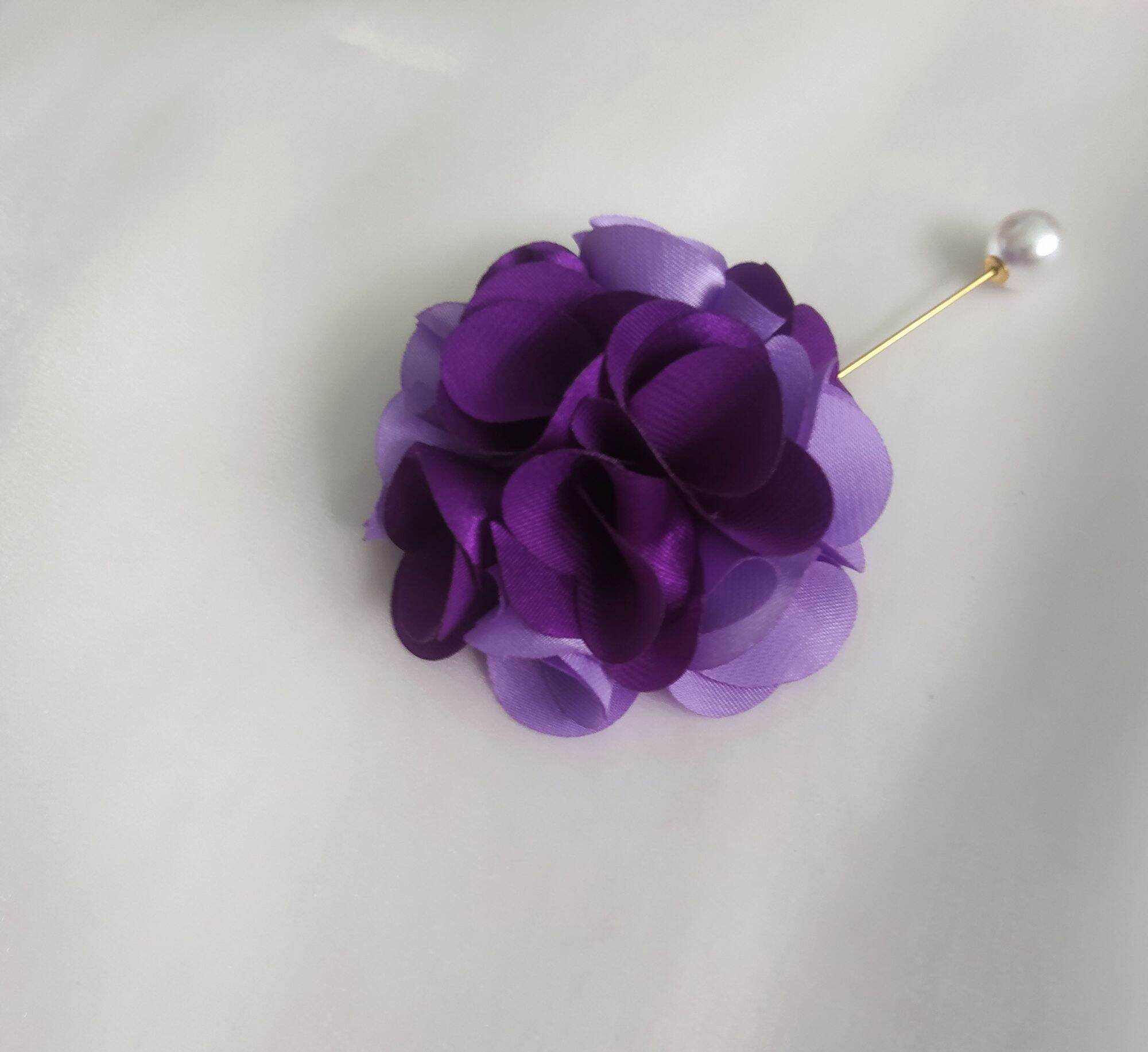 Hoa cài áo handmade Canto phối màu size 7cm