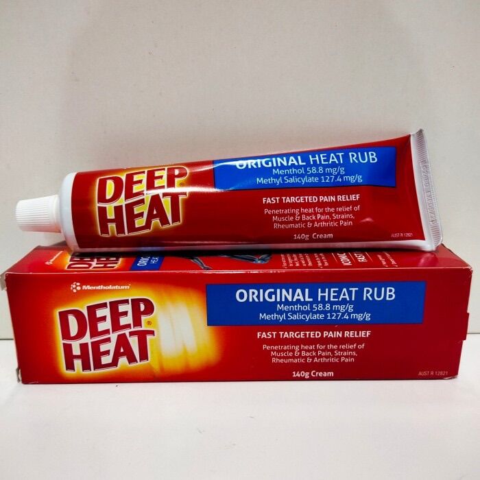 Kem xoa bóp giảm đau Deep Heat Mentholatum 140g
