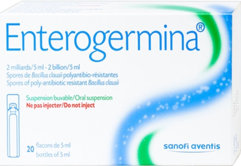 Enterogermina 2 Billion 5ml. Bổ xung 2 tỷ lợi khuẩn phòng ngừa rối loạn hệ
