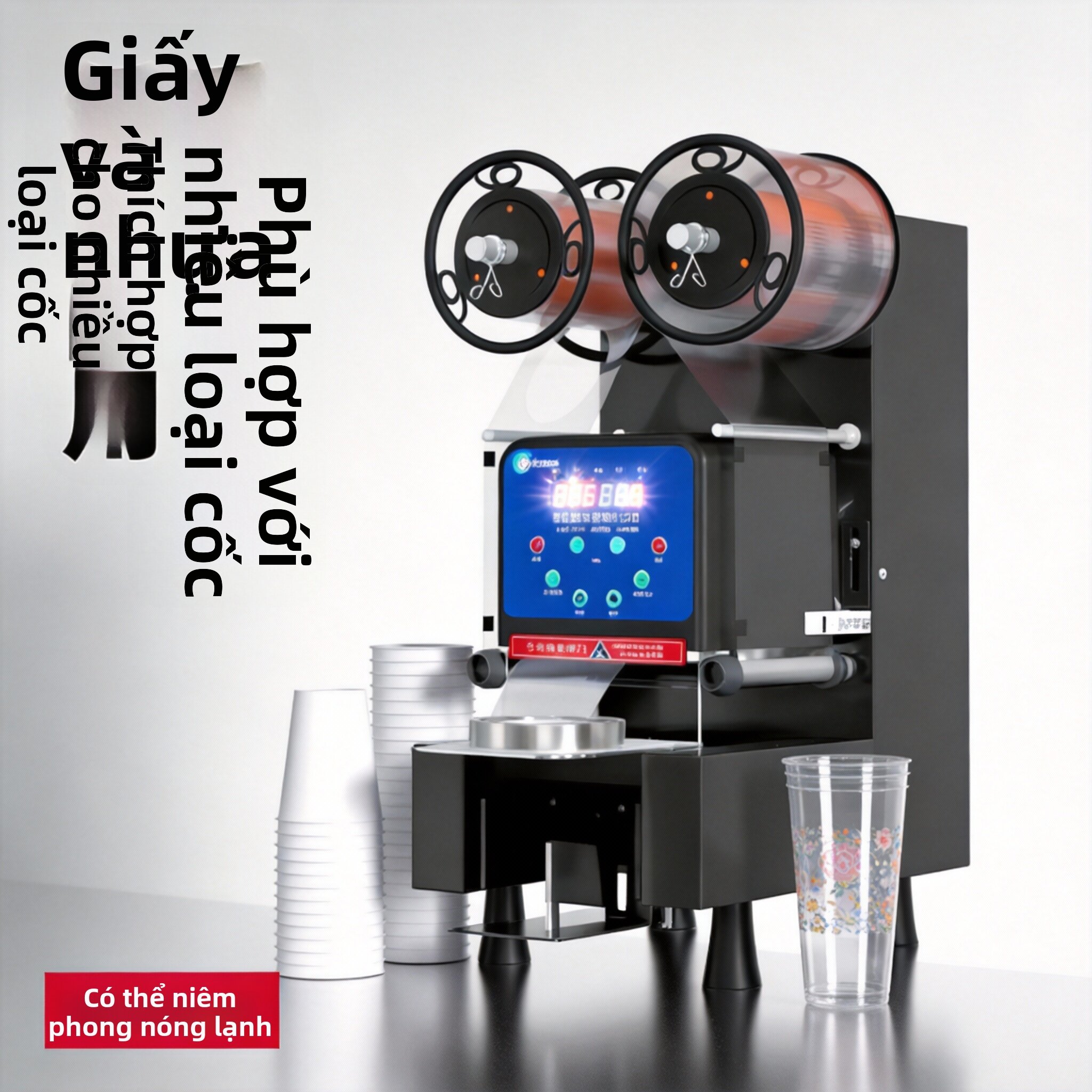baomafanxi | Commercial Automatic Cup Sealer Giá 14,895,000 Đồng*Miễn phí vận chuyển
