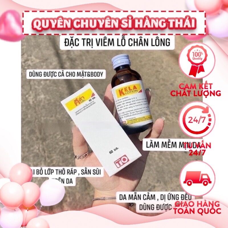 Kela 60ml bôi viêm nang lông thái lan