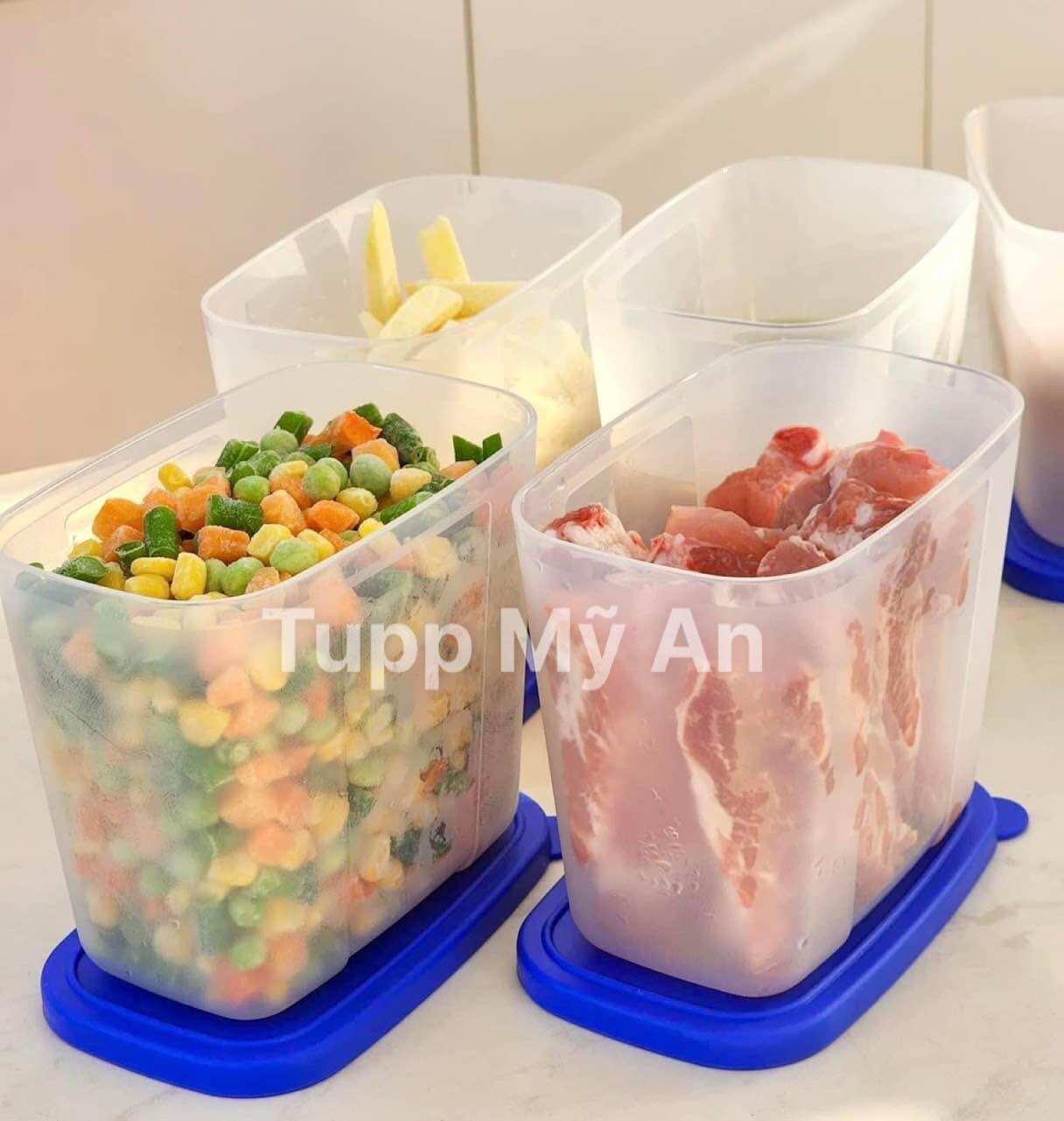 Set 4 hộp trữ đông 820ml Tupperware