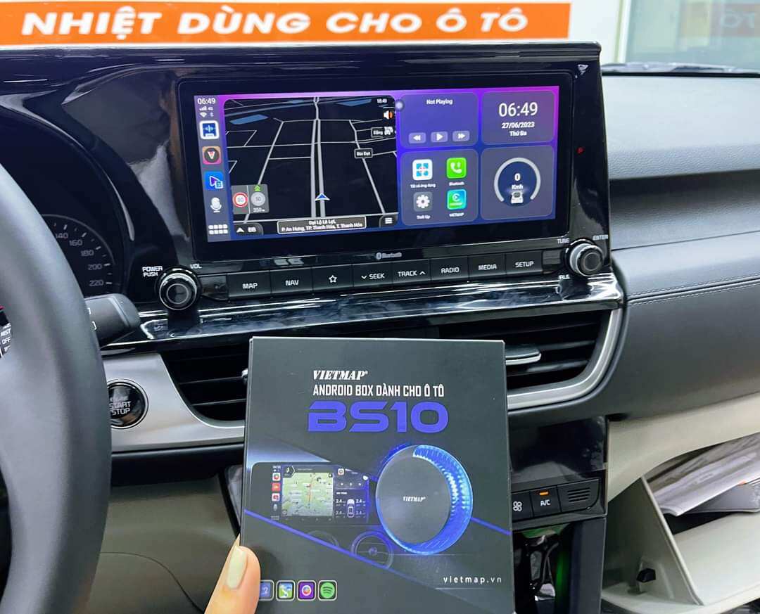 VIETMAP BS10_Android Box Thế Hệ Mới Dành Cho Xe Điện Vinfast(Vfe34,Vf8,Vf9)