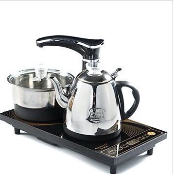 bếp điện đun nước vcr3000 inox pha trà tự động xoay rót nước vào ấm có nồi tráng cốc