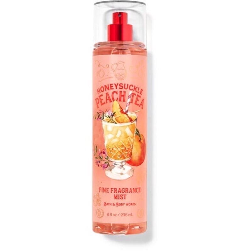 [Auth]Xịt Thơm Lưu Hương Toàn Thân Bath And Body Works - Honeysuckle Peach Tea 236Ml