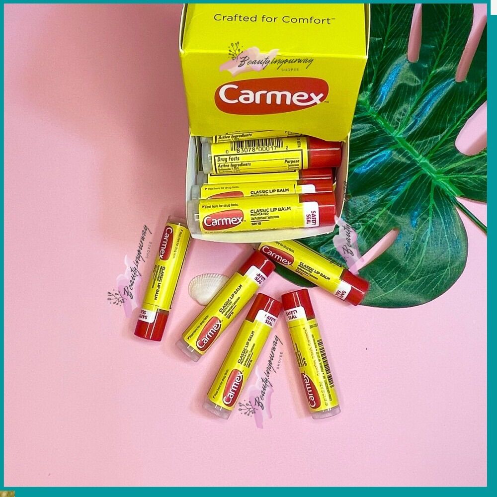 Son dưỡng môi khô nứt nẻ Carmex Medicated Classic Lip Balm - Xuất xứ USA
