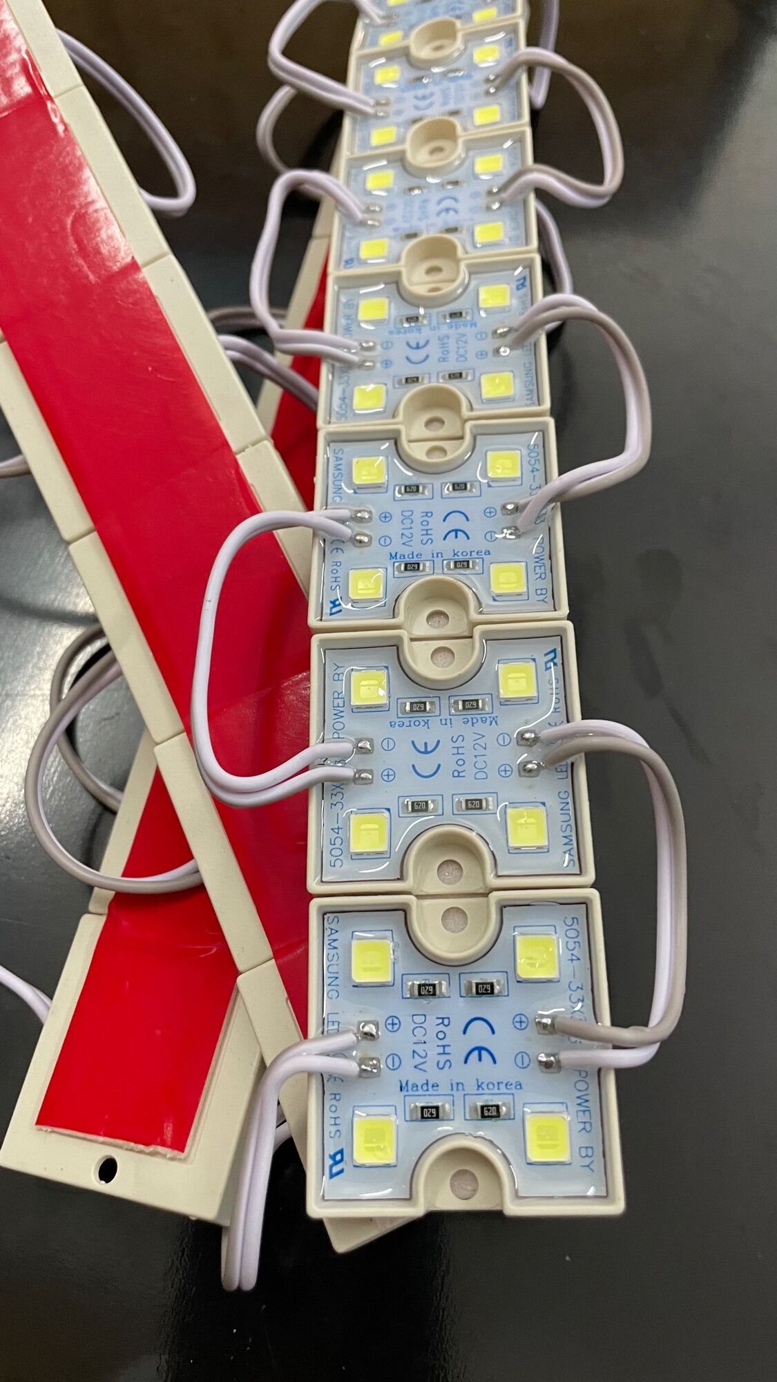 Led Hắt Module 4 Bóng 5054 SamSung - Dây 20 Module