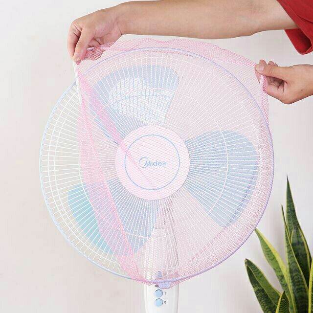 Combo 2 lưới bọc quạt an toàn cho bé (kích thước lồng quạt 30_35cm)