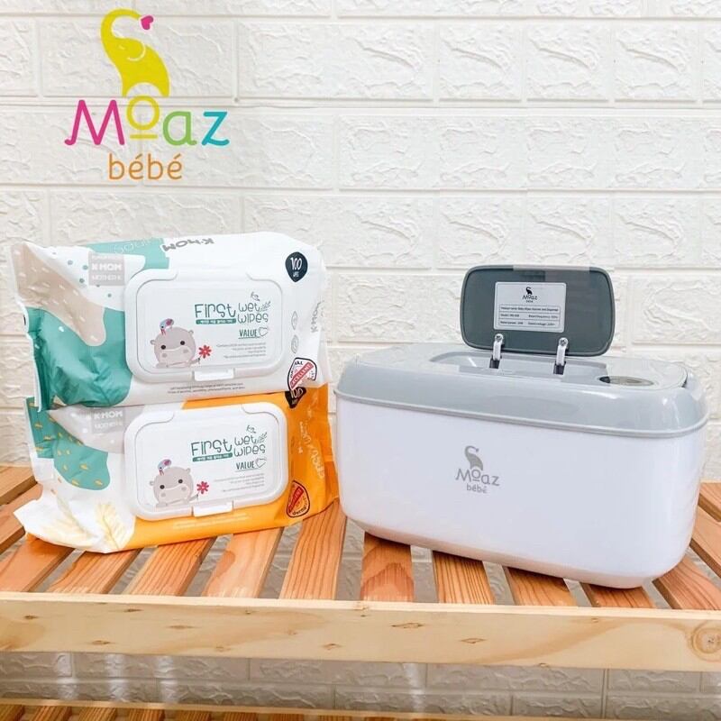 Máy làm ấm khăn ướt Moaz Bebe bảo hành 1 năm