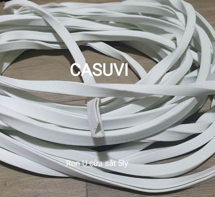 Ron cao su casuvi cuộn 20 mét ron cửa sắt ngăn bụi côn trùng chống ồn bọc kính 4-5ly. hàng việt nam chất lượng cao