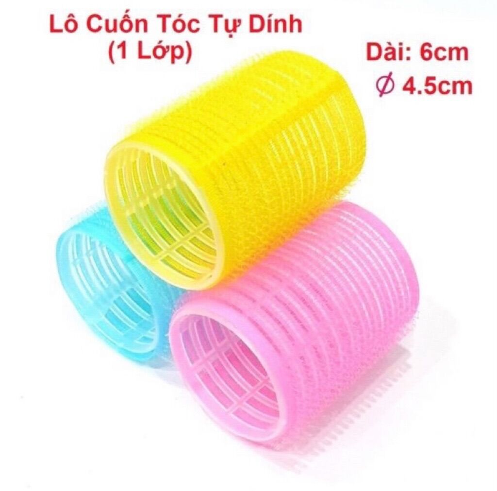 ❤️2 lô uốn tóc tự dính siêu chắc nhiều màu uốn tóc hay tạo mái đều tiện lợi❤️