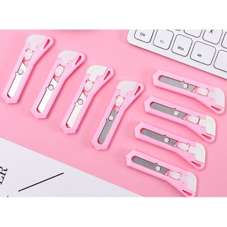 Dao rọc giấy mini hồng
